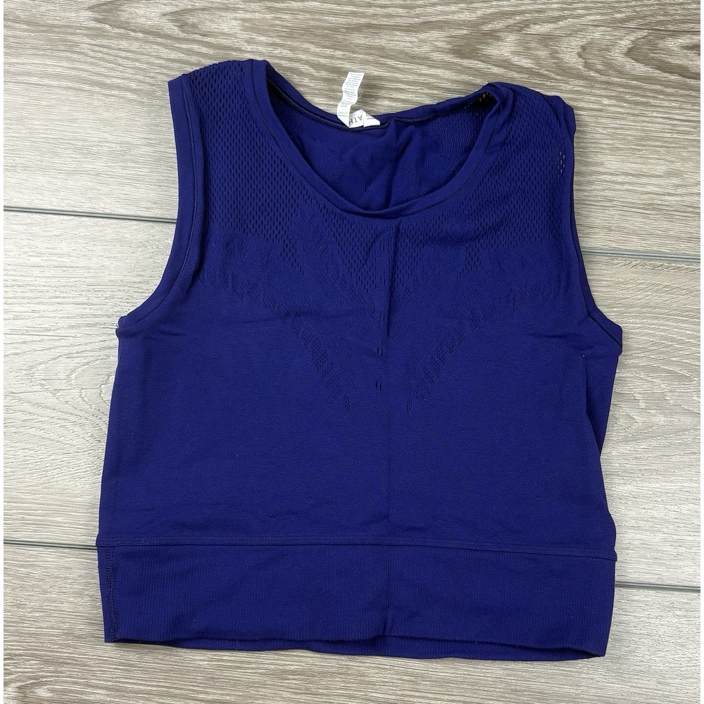 Athleta Womens Tank Top Renew Seamless Racerback Purple L/XL